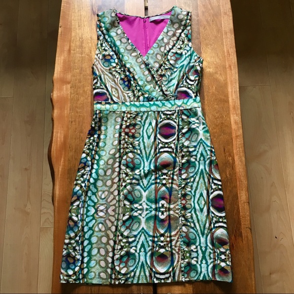 NWT Marc New York Neiman Marcus Faux Wrap Dress 4 - Picture 2 of 8